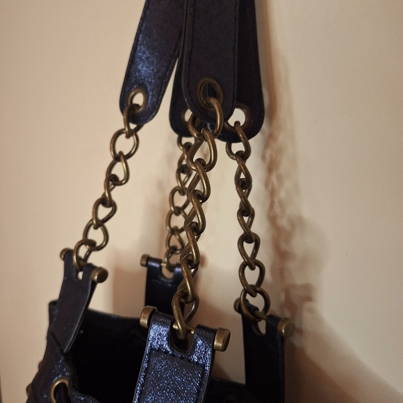 Disney Nightmare Before Christmas dark blue metalic bucket bag - Picture 4 of 11